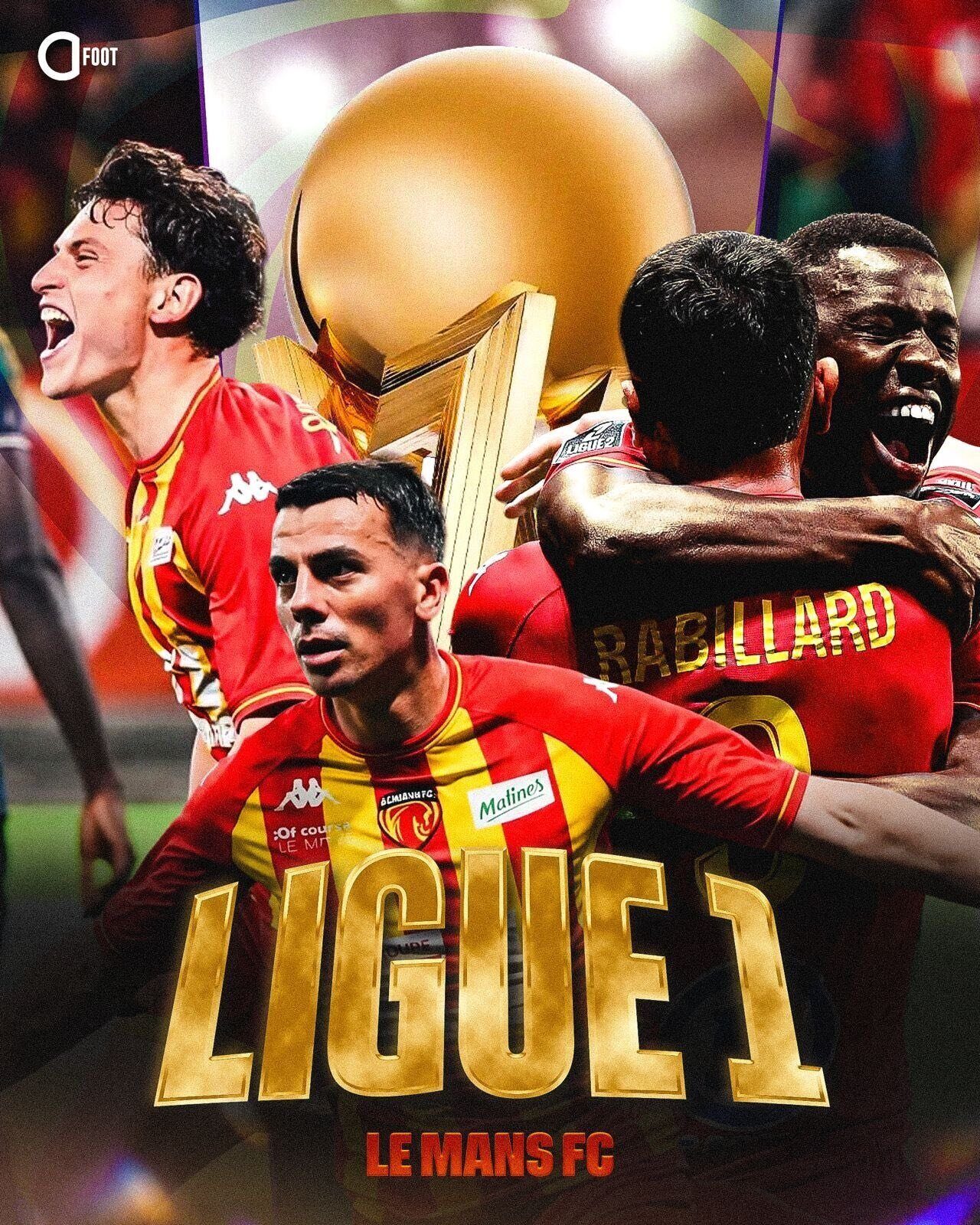 Le Mans de retour en Ligue 1 après 16 ans d'absence