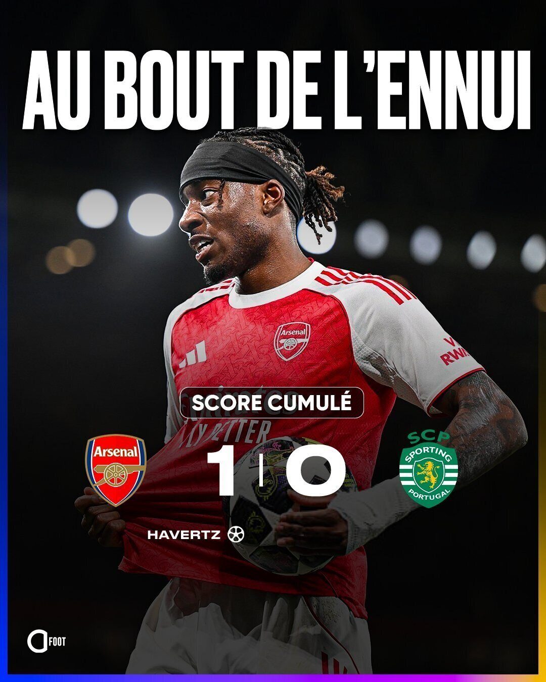 Arsenal se qualifie pour le dernier carré de la Ligue des champions