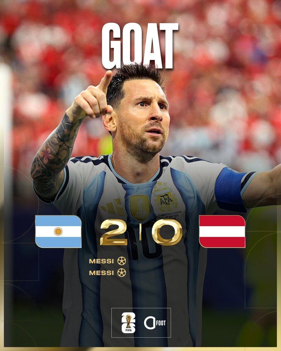 Messi bat un record de buts en Coupe du monde face à l'Autriche