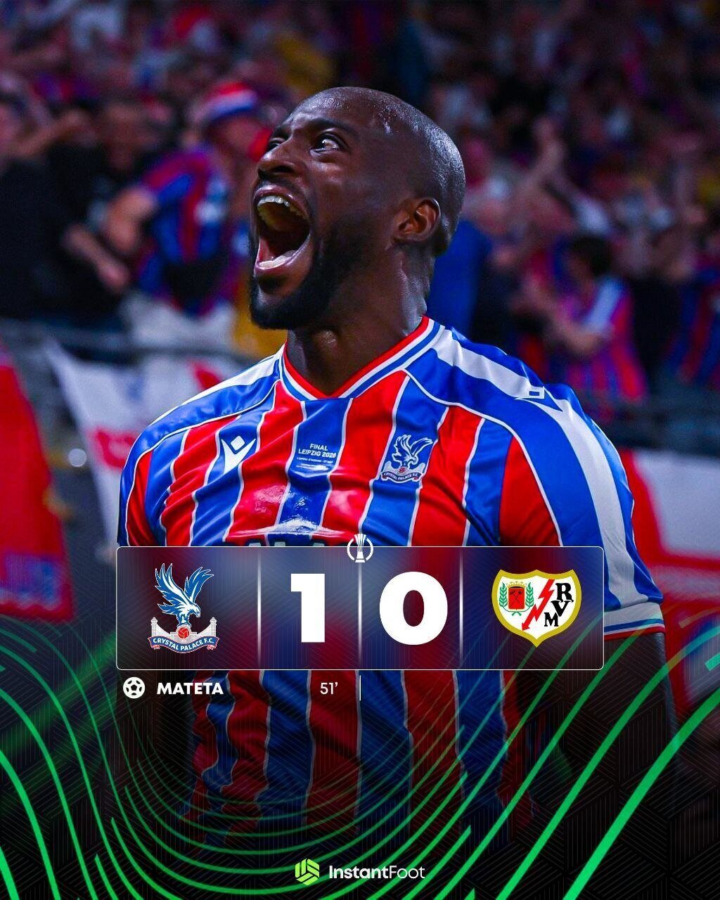 Crystal Palace remporte la Conference League grâce à un but de Mateta