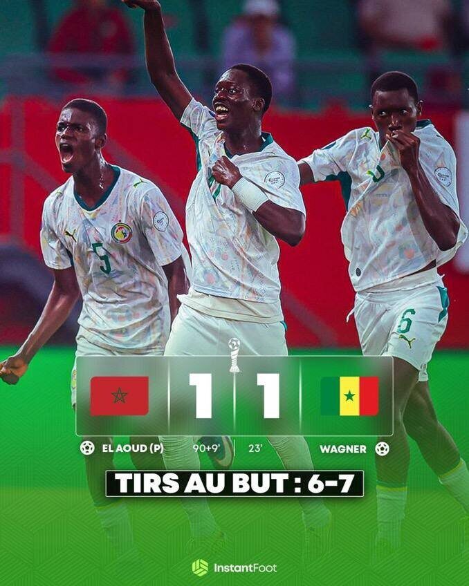 Le Sénégal élimine le Maroc et file en finale de la CAN U-17