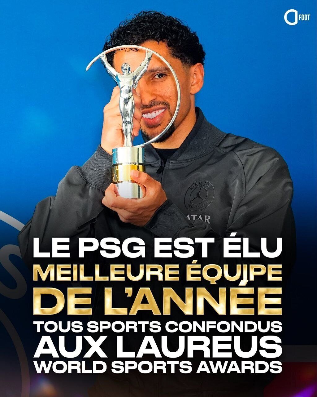 Le PSG sacré meilleure équipe sportive de l'année aux Laureus World Sports Awards