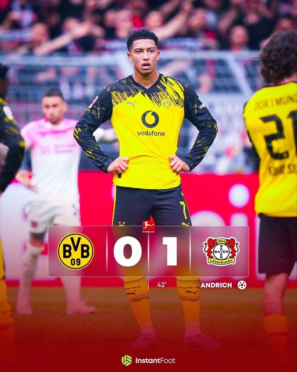 Le Borussia Dortmund s'incline face au Bayer Leverkusen
