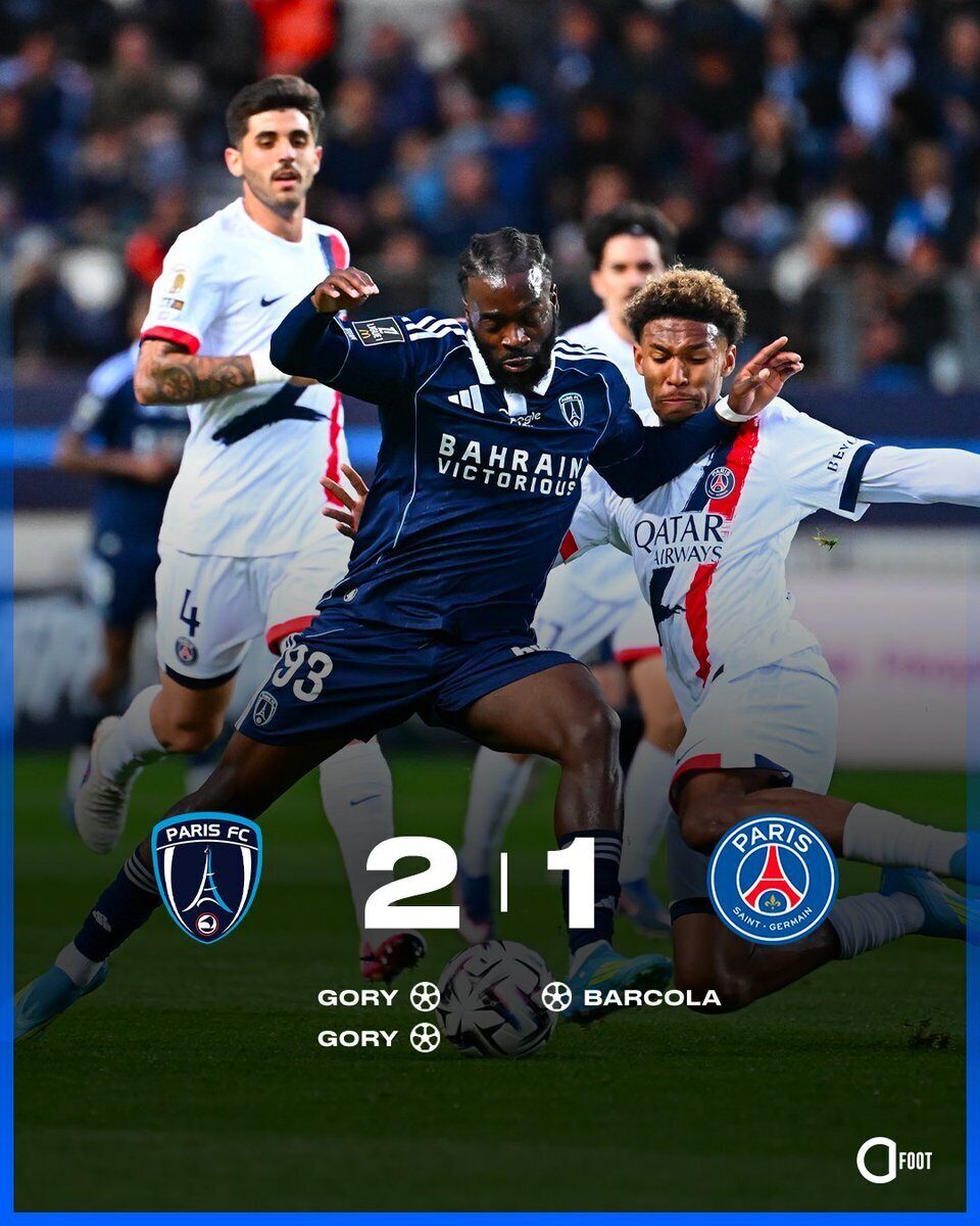 Le Paris FC bat le PSG 2-1 dans le derby à Jean-Bouin