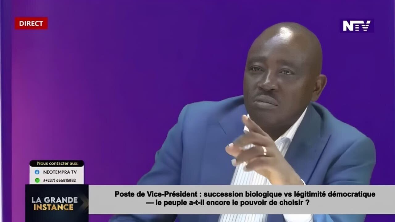 Christophe Bobiokono sur l'absence de vice-président nommé