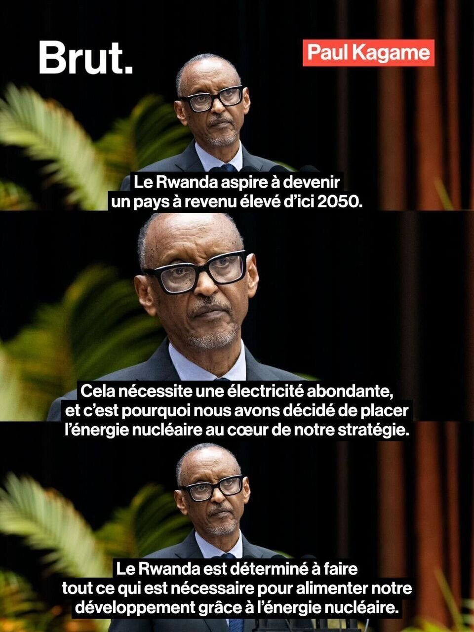 Paul Kagame plaide pour le nucléaire civil au Rwanda