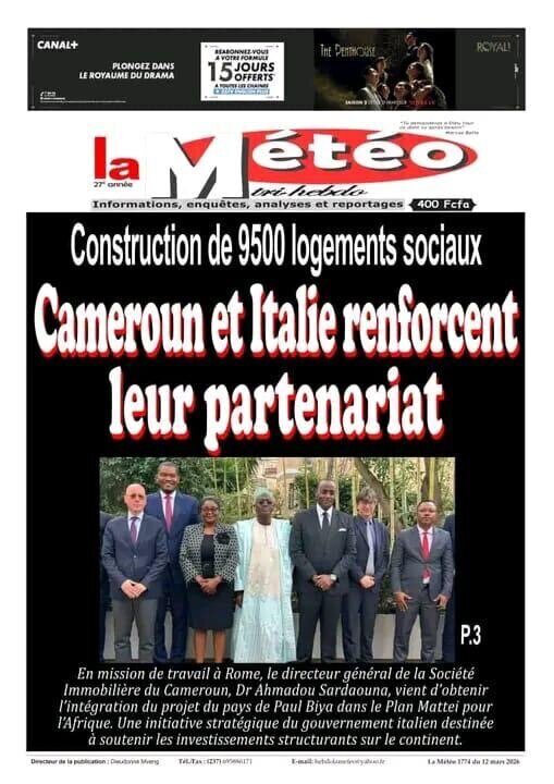 Le Cameroun et l'Italie renforcent leur coopération sur le logement social