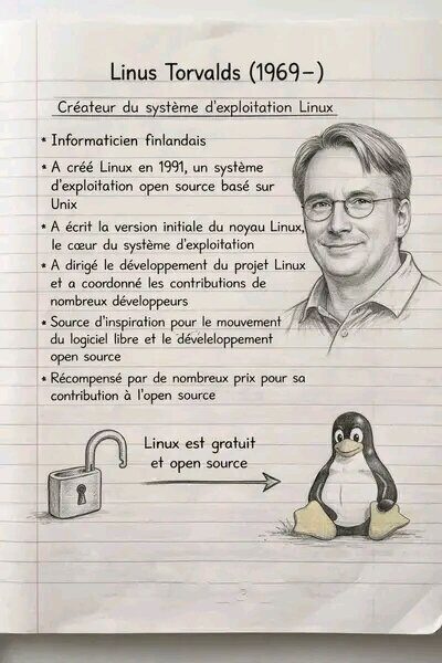 Linus Torvalds et la création de Linux en 1991